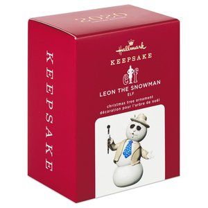 New! Elf Movie Leon the Snowman Hallmark Keepsake Christmas Ornament 2020 Ltd.